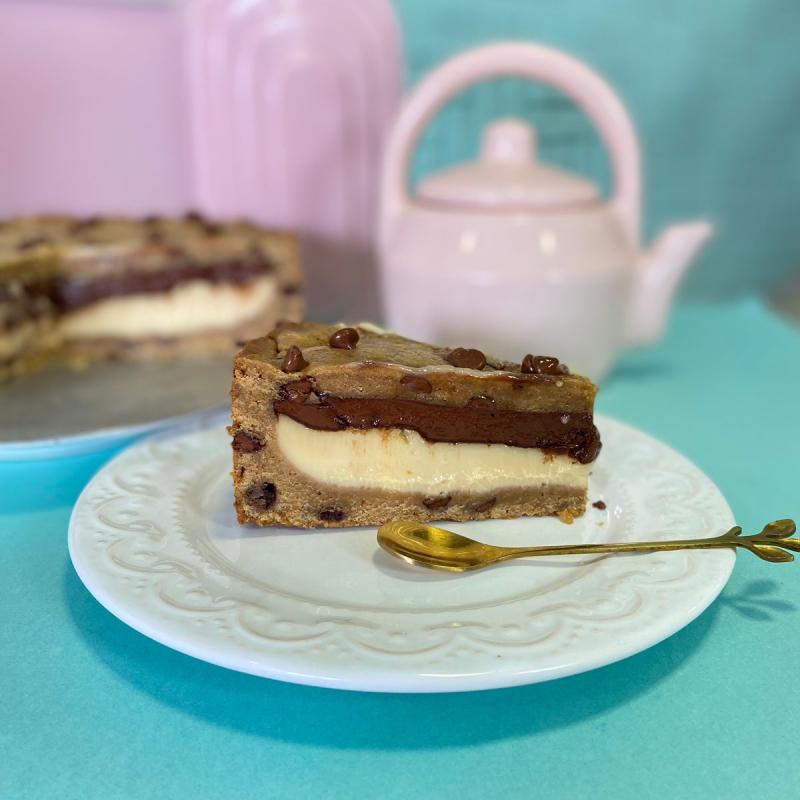 Torta Cookie Ninho Com Nutela