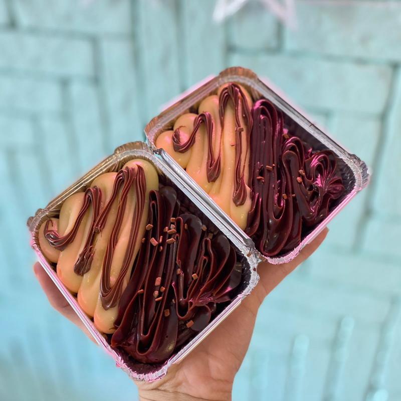 Marmita Brownie Chocolate E Ninho
